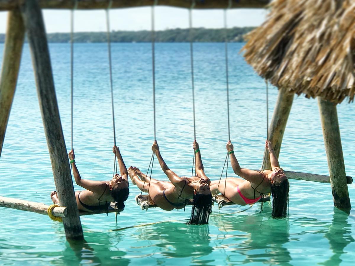 Ecocamping Yaxche Bacalar Ngoại thất bức ảnh